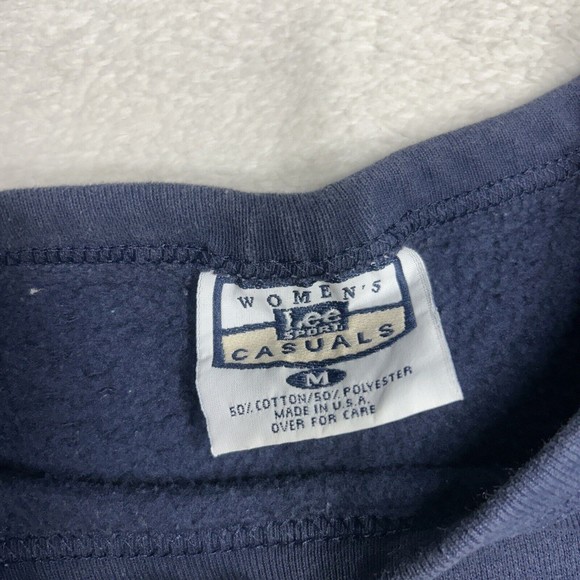 Vintage Lee Sport Women’s Cleveland Indians Navy Blue Sweatshirt Size Medium - Picture 3 of 8